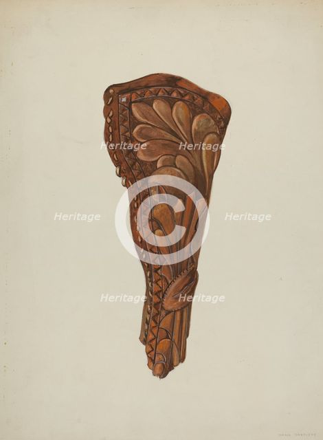 Gun Holster, c. 1936. Creator: Dana Bartlett.