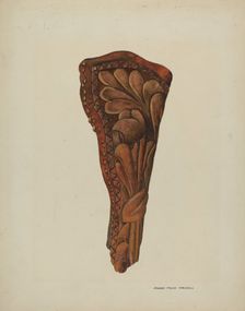 Gun Holster, c. 1936. Creator: Eva Fox