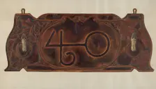 Gun Rack, c. 1938. Creator: Cecil Smith