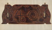 Gun Rack, c. 1938. Creator: Cecil Smith