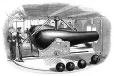 Gun Turret Aboard USS Passaic c1860s