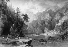 Gungootree, the Sacred Source of the Ganges 1845. Creator: Unknown