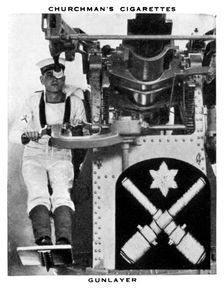 Gunlayer, 1937.Artist: WA & AC Churchman