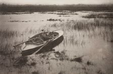 Gunner Working Up to Fowl, 1886. Creator: Peter Henry Emerson