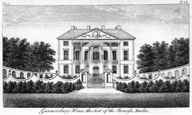 'Gunnersbury House, the Seat of Princess Amelia'. Artist: Unknown