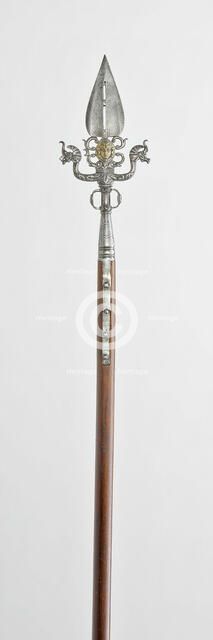 Gunner's Linstock (Matchholder) combined with Spear, Italy, 1600/30. Creator: Unknown.