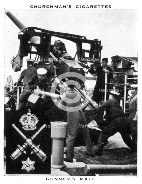 Gunner's Mate, 1937.Artist: WA & AC Churchman