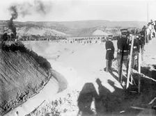 Gunnison River Project...Canal Under 2000 Feet Water To Uncomphagre [sic] Valley..., 1912. Creator: Harris & Ewing