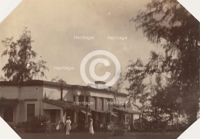 [Gunpowder Agents Bungalow, Ishapoor.], 1858-61. Creator: John Constantine Stanley.