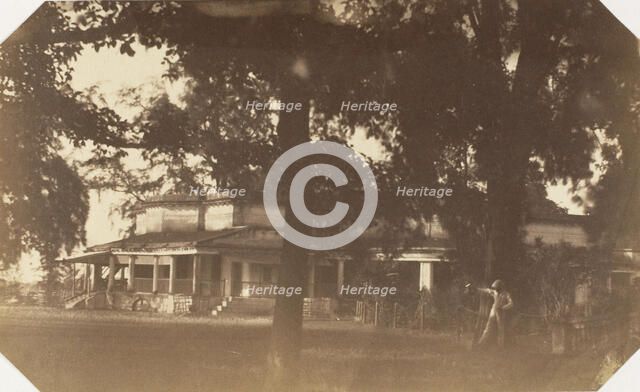 [Gunpowder Agents Bungalow, Ishapoor], 1858-61. Creator: John Constantine Stanley.