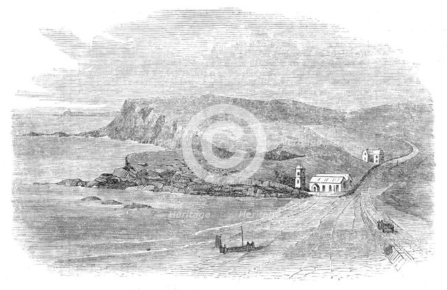 Gunwalloe Church, Cornwall, 1870. Creator: Unknown.