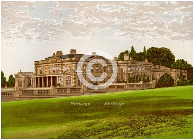 Gunton Park, Norfolk, home of Lord Suffield, c1880. Artist: Unknown