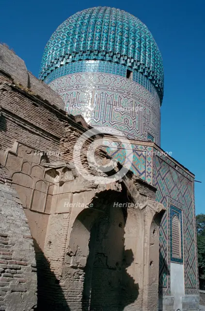Gur-e Amir, Samarkand, Uzbekistan. Creator: Vivienne Sharp.