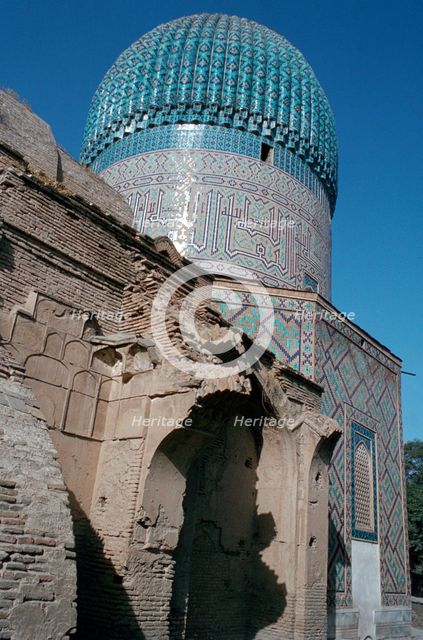 Gur-e Amir, Samarkand, Uzbekistan. Creator: Vivienne Sharp.