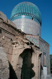 Gur-e Amir, Samarkand, Uzbekistan. Creator: Vivienne Sharp