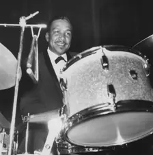 Gus Johnson, Finsbury Park Astoria, London 1962. Creator: Brian Foskett