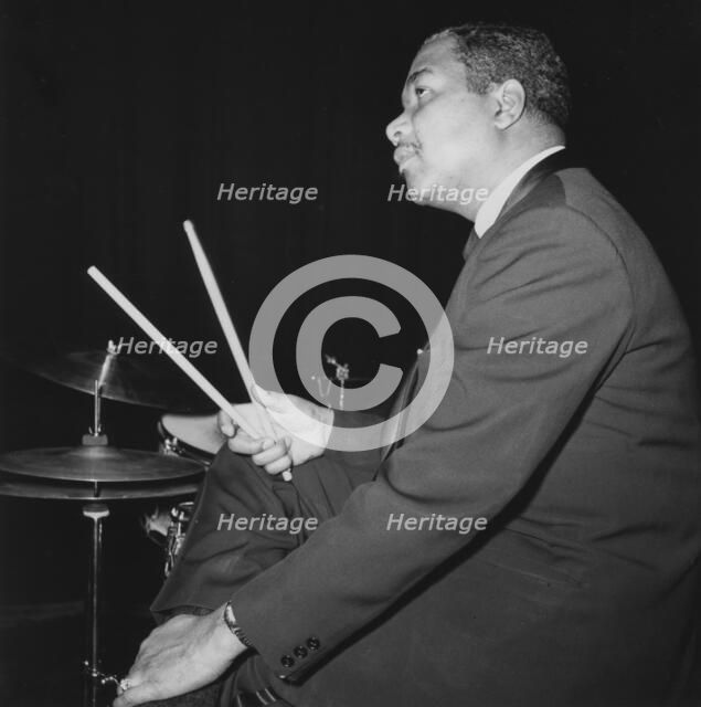 Gus Johnson, Finsbury Park Astoria, London 1962. Creator: Brian Foskett.
