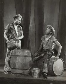 Gus Smith and Louis Sharp as Forty-Four and Shine Sommers, 1936. Creator: Milton Meltzer
