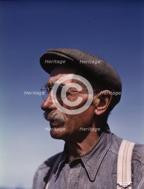 Gus Worke, a farmer who came from Germany 40 years ago, Southington, Conn., 1942. Creator: Charles Fenno Jacobs.