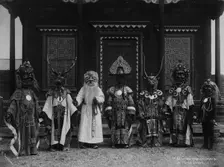 Gusinoozersky datsan. Masks of gods, early 19th century. Creator: Nikolai Apollonovich Charushin
