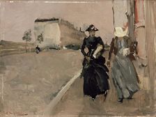 Gust of wind. Artist: Breitner, George Hendrik (1857-1923)