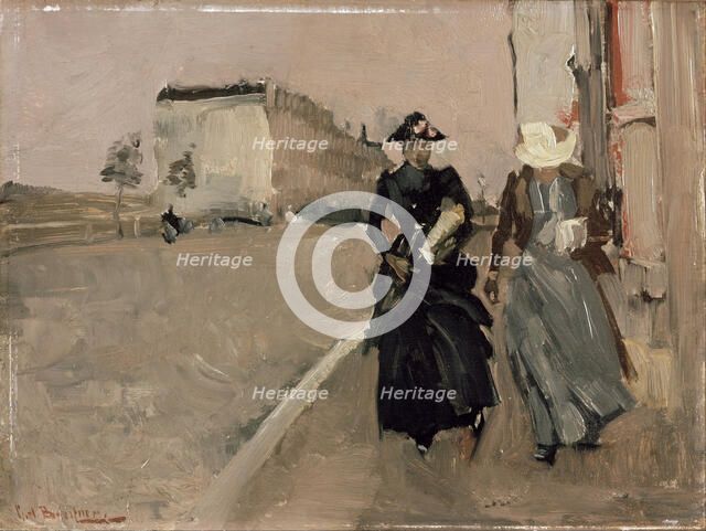 Gust of wind. Artist: Breitner, George Hendrik (1857-1923)