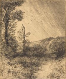 Gust of Wind (Le coup de vent). Creator: Alphonse Legros