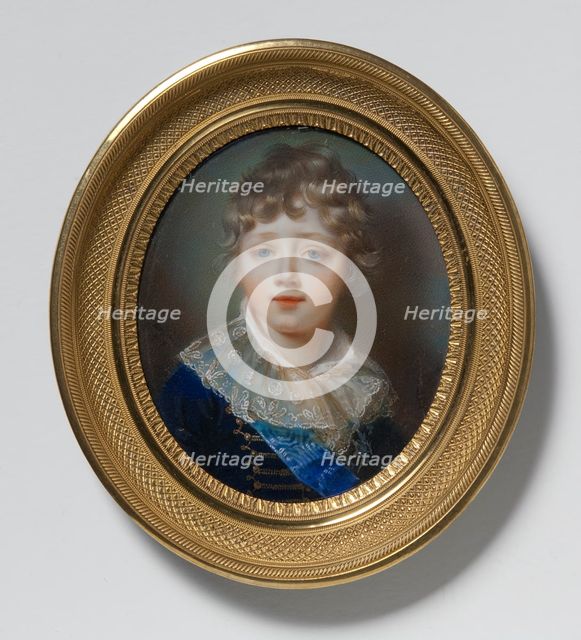 Gustav, 1799-1877, prince of Sweden and Vasa, 1808. Creator: Giovanni Domenico Bossi.