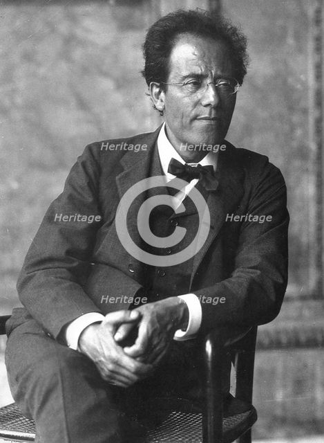 Gustav Mahler, Austrian composer and conductor, 1900s. Artist: Unknown