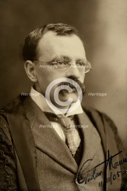 Gustav Mann, 1905. Creator: Unknown.
