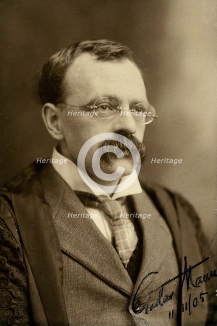 Gustav Mann, 1905. Creator: Unknown.
