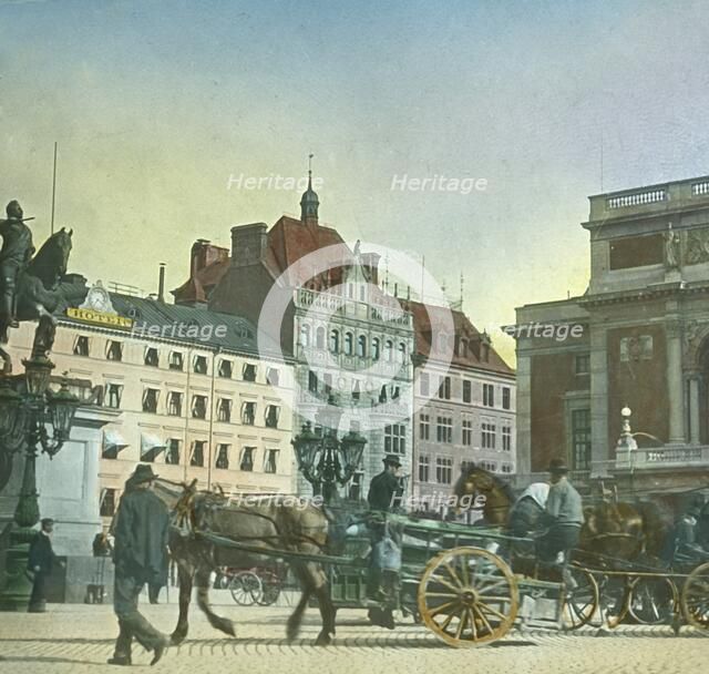Gustav Adolf's Square, Stockholm, Sweden, late 19th-early 20th century. Creator: Fradelle & Young.