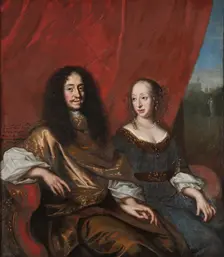 Gustav Adolph (1633-1695), Duke of Mecklenburg-Güstrow and Magdalene Sibylle of Holstein-Gottorp (16