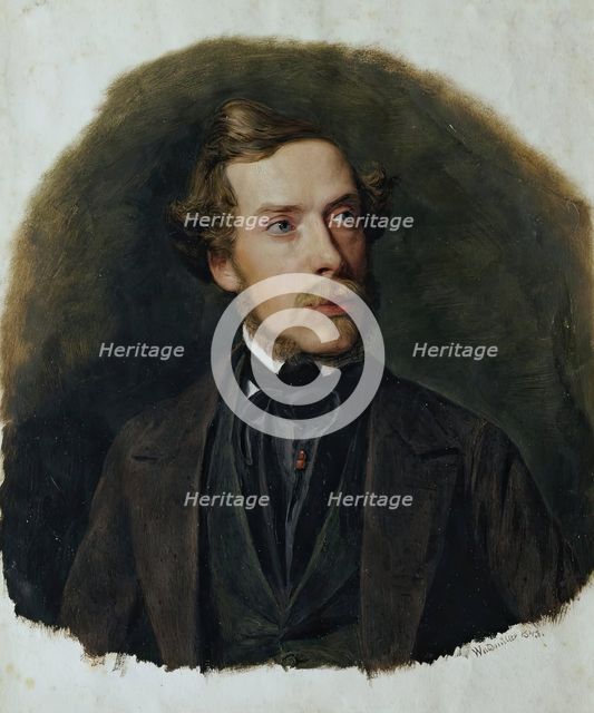 Gustav Barth, choirmaster of the Vienna Men's Choir, 1843. Creator: Ferdinand Georg Waldmuller.
