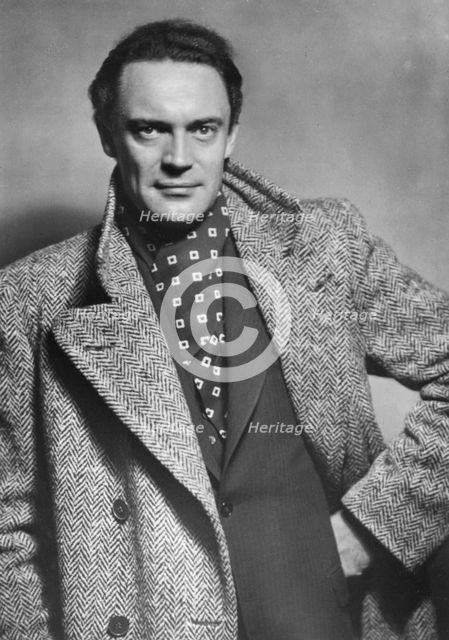 Gustav Diessl, Austrian artist, and film and stage actor, 20th century. Artist: Sandau