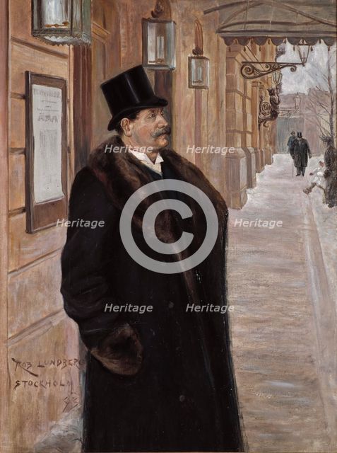 Gustav Fredrikson, 1832-1921, 1893. Creator: Karl Robert Lundberg.