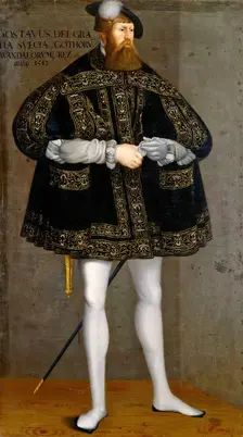 Gustav I, 1497-1560, King of Sweden, 1666. Creator: David Frumerie