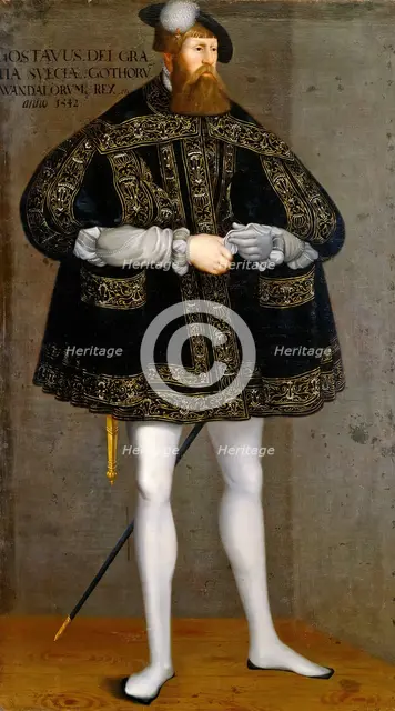 Gustav I, 1497-1560, King of Sweden, 1666. Creator: David Frumerie.