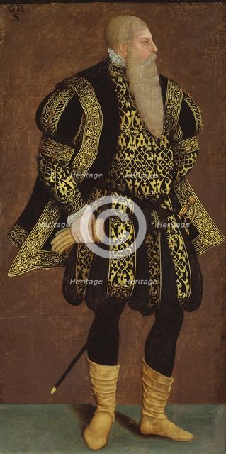Gustav I, 1497-1560, King of Sweden, between 1557 and 1558. Creator: Anon.