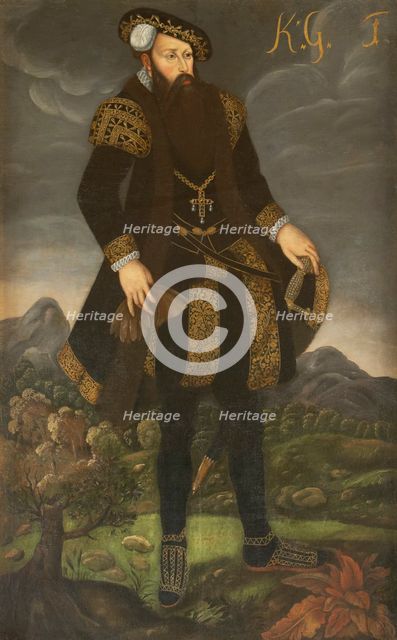Gustav I, 1497-1560, King of Sweden, c16th century. Creator: Anon.