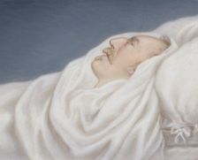 Gustav IV Adolf, 1778-1837, on his deathbed, mid-19th century. Creator: Gustav Nehrlich