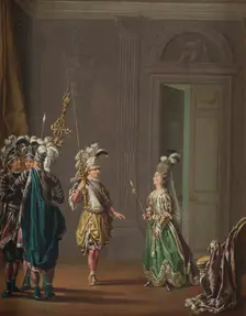 Gustav III, 1746-1792, King of Sweden and Ulrika Eleonora von Fersen, c18th century. Creator: Per Hillestrom