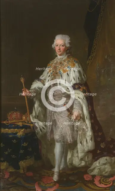Gustav III, 1746-1792, King of Sweden, late 18th-early 19th century. Creator: Lorens Pasch the Younger.