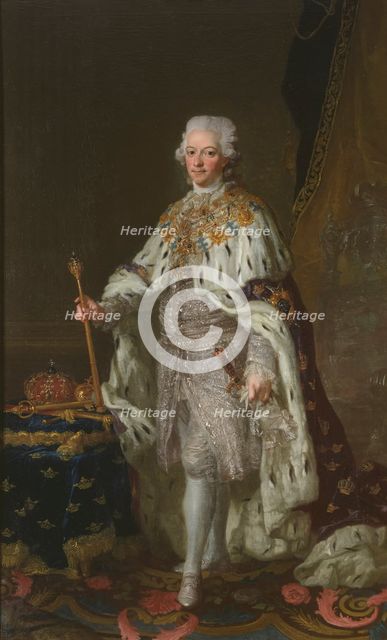 Gustav III, 1746-1792, King of Sweden, late 18th-early 19th century. Creator: Lorens Pasch the Younger.