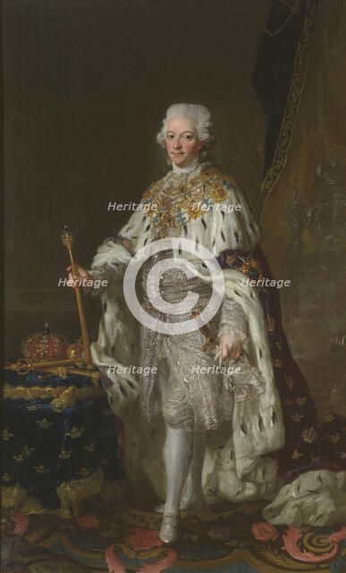Gustav III, 1746-1792, King of Sweden, late 18th-early 19th century. Creator: Lorens Pasch the Younger.
