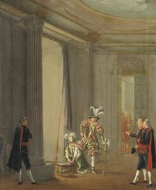 Gustav III, 1746-92, King of Sweden as Meleager, c18th century. Creator: Per Hillestrom