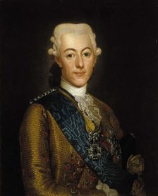 Gustav III, King of Sweden, 1775. Creator: Workshop of Alexander Roslin