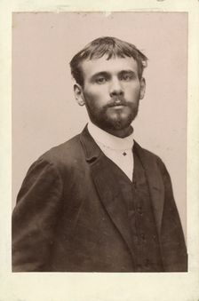 Gustav Klimt, 1887. Creator: Anon