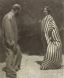 Gustav Klimt and Emilie Flöge, c. 1909. Creator: Böhler, Heinrich (1881-1940)