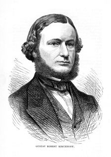 Gustav Robert Kirchhoff, German physicist, 1873. Creator: Unknown